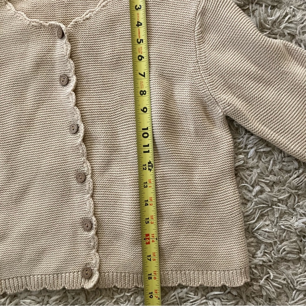 Arabella Cardigan by ShopDahl in Beige Size Small - Picture 10 of 11